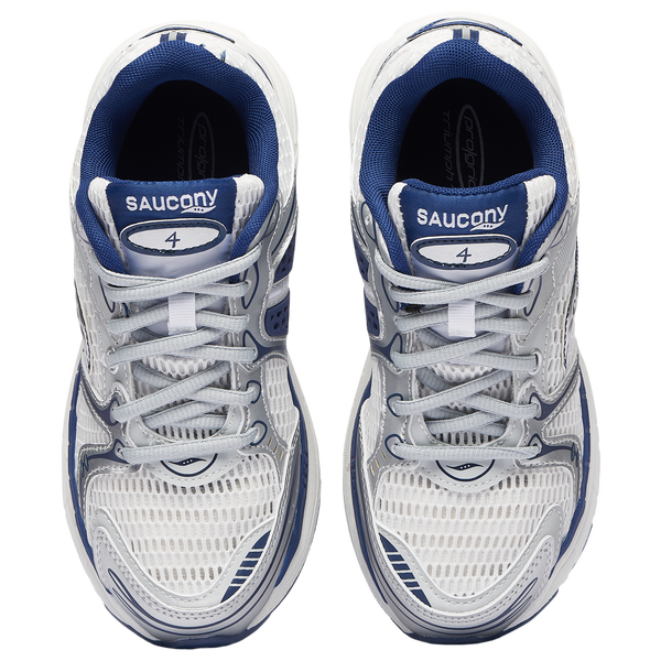 Saucony Triumph 4 - Boys' Grade School - White/Navy - Image 4
