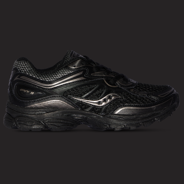 Saucony Omni 9 - Boys' Grade School - Black/Black - Image 6