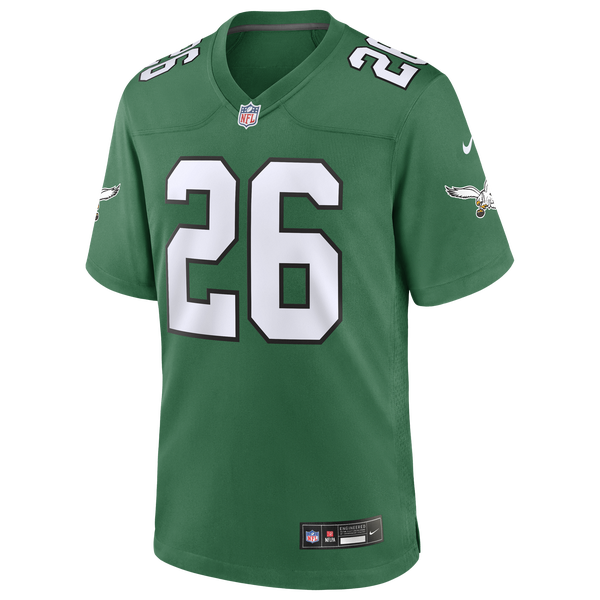 Nike Saquon Barkley Eagles Game Jersey - Men's - Pine Green - Image 2