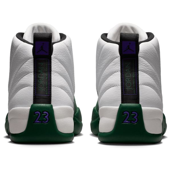 Jordan Retro 12 - Men's - White/Green/Gold - Image 3