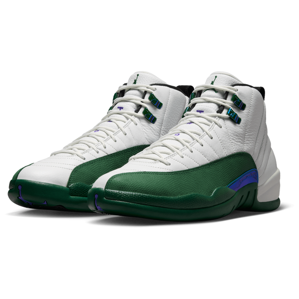 Jordan Retro 12 - Men's - White/Green/Gold - Image 6