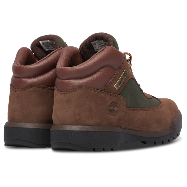 Timberland 6" Hairy Suede Chuka Field Boots - Men's - Brown/Green - Image 3