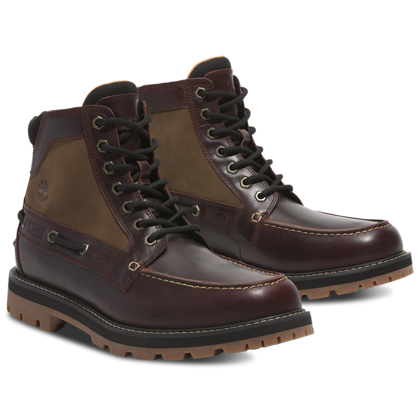 Timberland Britton Road Moc-Toe Boot - Men's - Burgundy/Burgundy/Burgundy - Image 6