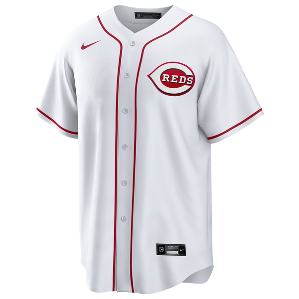 New Era Cincinnati Reds Home Replica Jersey - Men's - White - Image 2