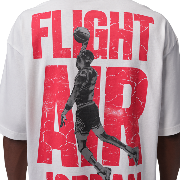 Jordan Flight GFX 96 Short Sleeve Crew - Men's - White - Image 4