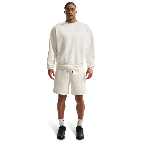 Nike Tech Fit Standard Issue Brush Fleece 8In Short - Men's - Sail/Pale Ivory - Image 3