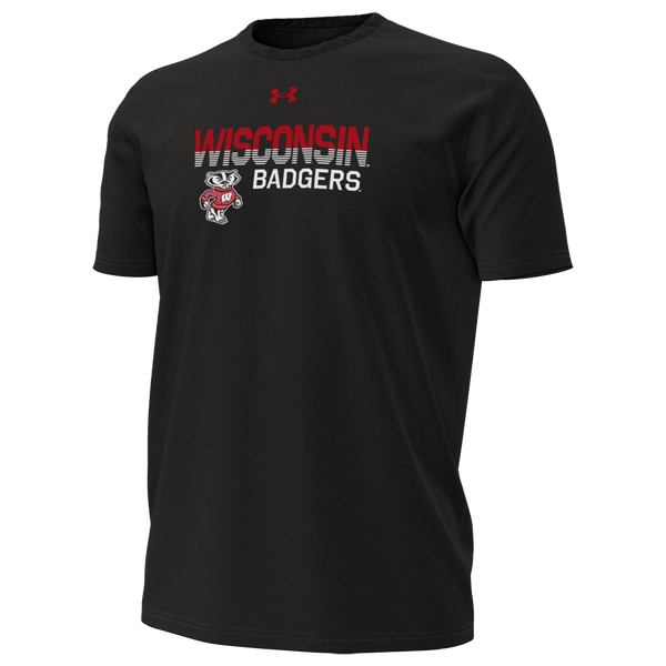 Under Armour Wisconsin Local Performance Short Sleeve T-Shirt - Men's - Black