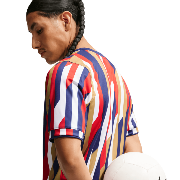 Nike CDG Dri-FIT Short Sleeve Prematch Top - Men's - Loyal Blue/White - Image 2