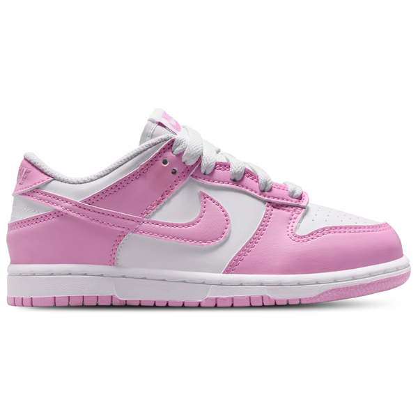 Nike Dunk Low N - Girls' Preschool - Pink Rise/White