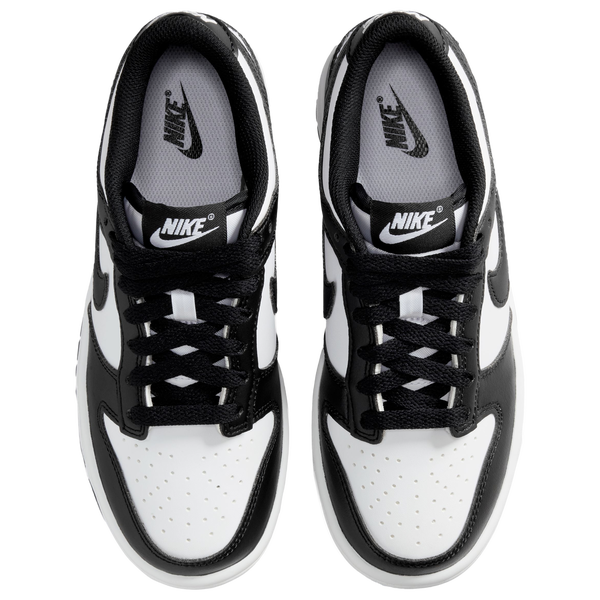 Nike Dunk Low N - Boys' Grade School - White/White/Black - Image 4