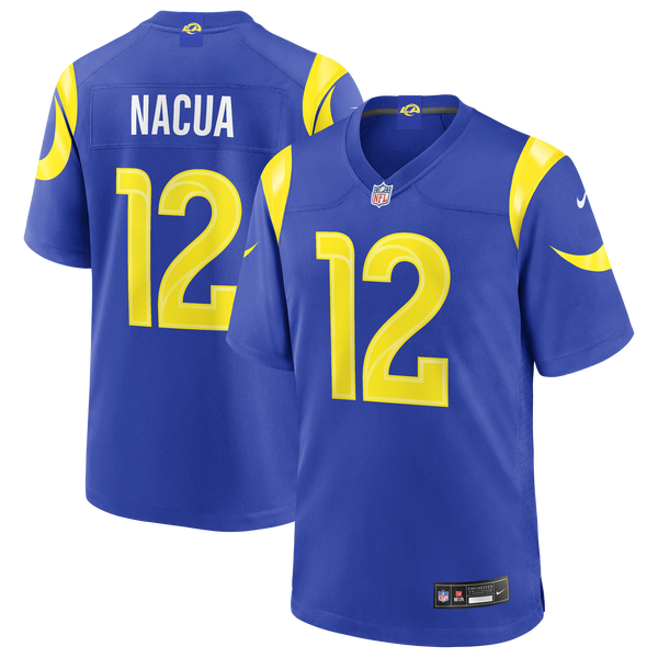 Nike Puka Nacua Rams Game Jersey - Men's - Hyper Royal