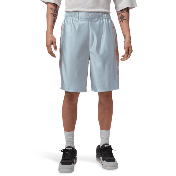 Jordan Essentials Cat Scratch Shorts - Men's - Aura/Iced Carmine - Image 7