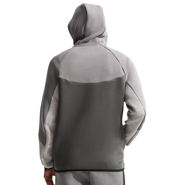 Nike Tech Fleece Full-Zip Windrunner Hoodie - Men's - Pencil Point/Medium Ash/College Grey - Image 2