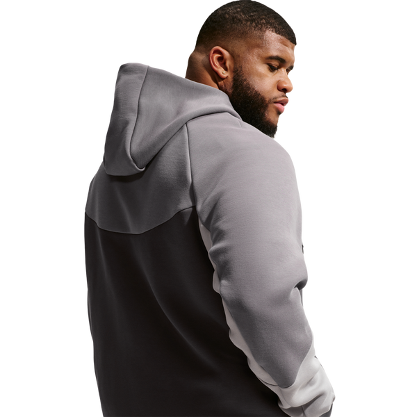 Nike Tech Fleece Full-Zip Windrunner Hoodie - Men's - Pencil Point/Medium Ash/College Grey - Image 10