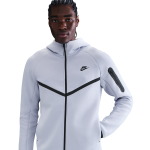Nike Tech Fleece Full-Zip Windrunner Hoodie - Men's - Ghost/Black