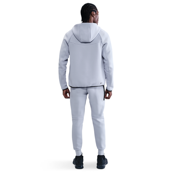 Nike Tech Fleece Full-Zip Windrunner Hoodie - Men's - Ghost/Black - Image 4