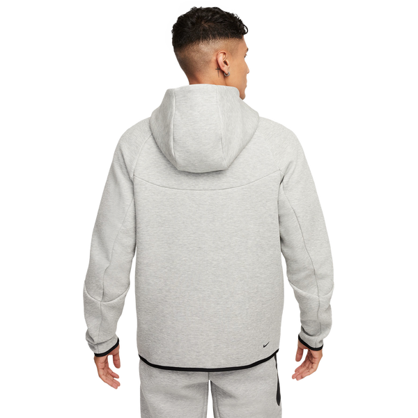 Nike Tech Fleece Full-Zip Windrunner Hoodie - Men's - Black/Dark Grey Heather - Image 3