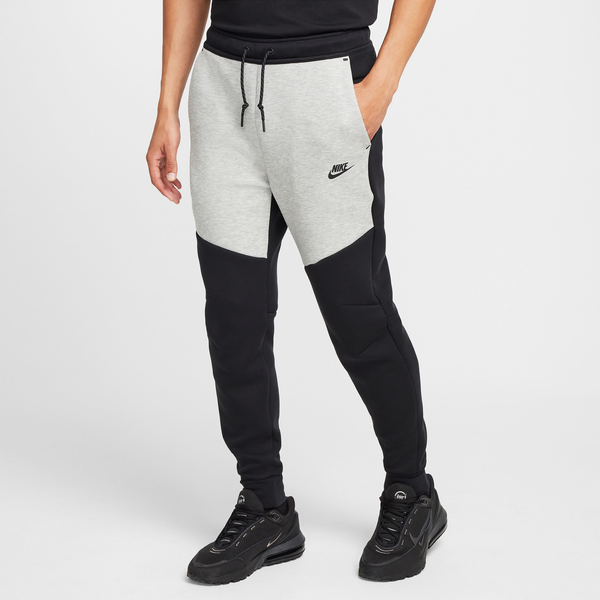 Nike Tech Fleece Jogger - Men's - Black/Dark Grey Heather - Image 2