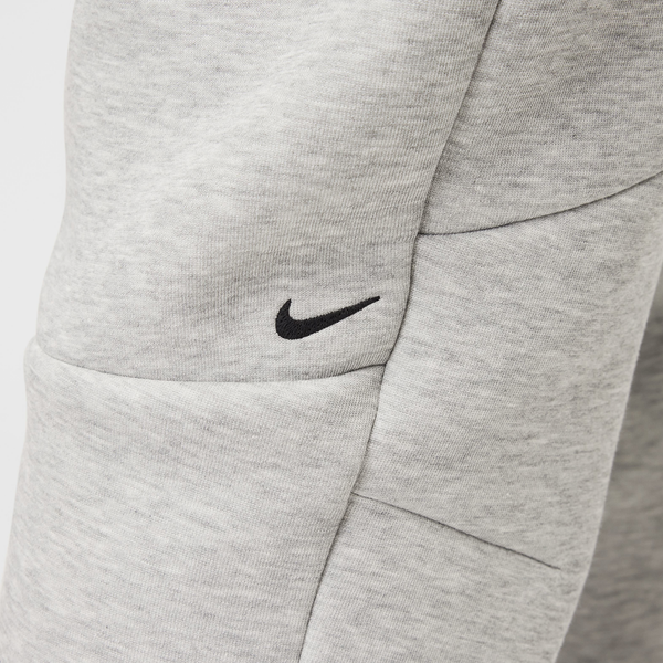 Nike Tech Fleece Jogger - Men's - Dark Grey Heather/Black - Image 6