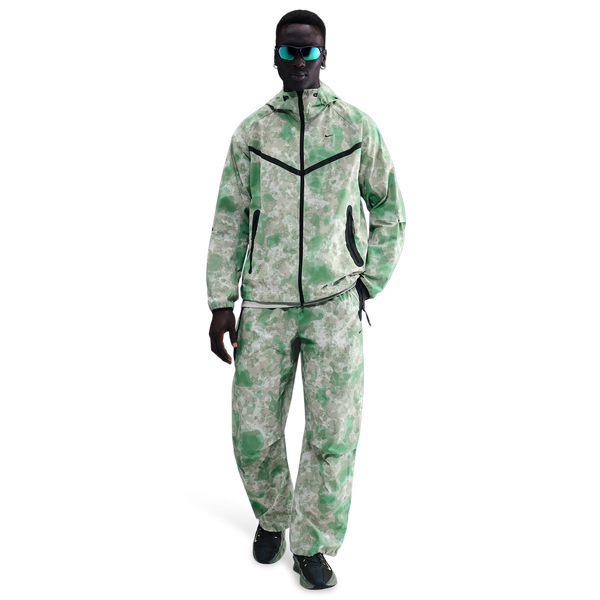 Nike Tech Woven Pant AOP - Men's - Black/Light Silver - Image 4