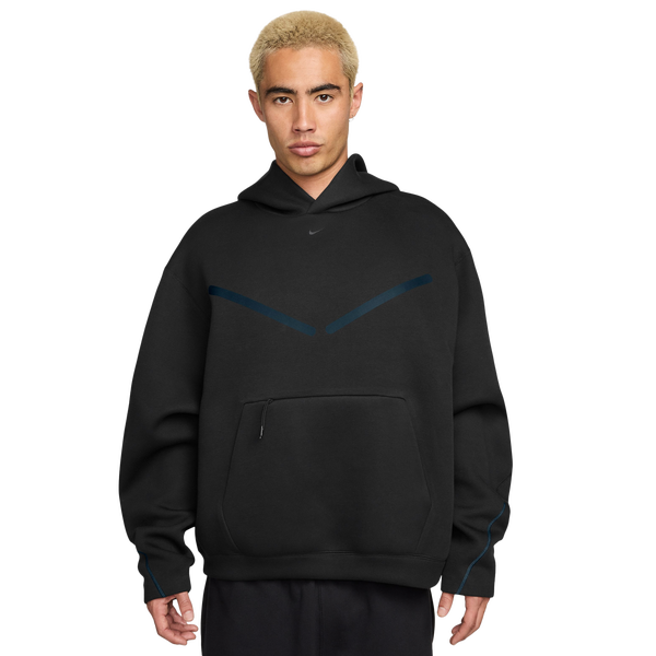 Nike Tech Pullover Graphic Hoodie - Men's - Black/Black