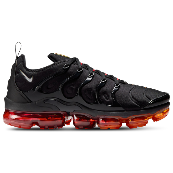 Nike Air Vapormax Plus - Men's - Black/Light Smoke Grey/Magma Orange