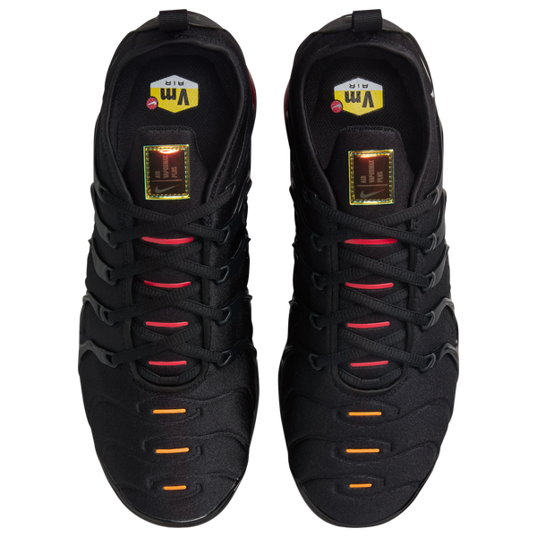 Nike Air Vapormax Plus - Men's - Black/Light Smoke Grey/Magma Orange - Image 4