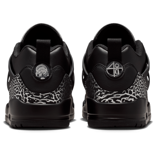Jordan Spizike Low - Men's - Black/Metallic Silver - Image 3