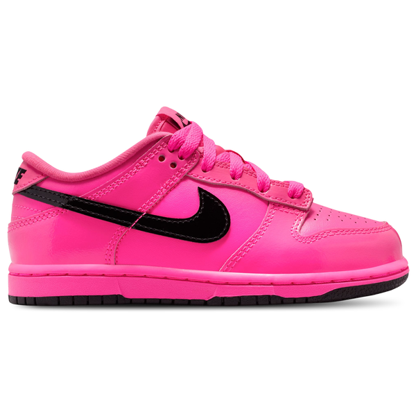 Nike Dunk Low SE - Girls' Preschool - Pink Blast/Black
