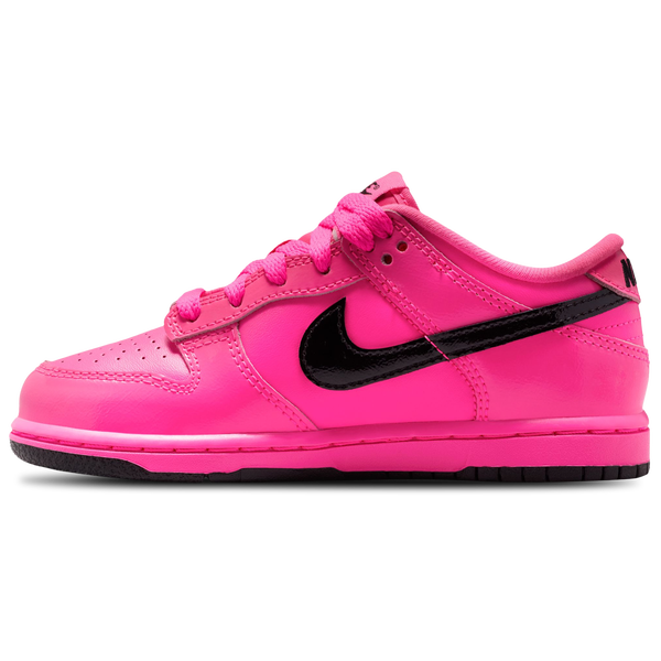 Nike Dunk Low SE - Girls' Preschool - Pink Blast/Black - Image 2