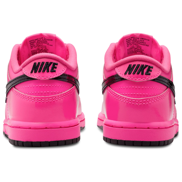 Nike Dunk Low SE - Girls' Preschool - Pink Blast/Black - Image 3