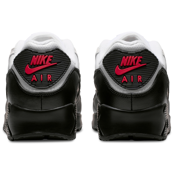 Nike Air Max 90 - Men's - White/Black/University Red - Image 3