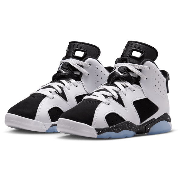 Jordan Retro 6 - Boys' Preschool - Black/White/Black - Image 6