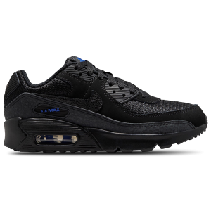 Nike Air Max 90 FL1 - Boys' Grade School - Black/Dk Smoke Gray/Old Royal