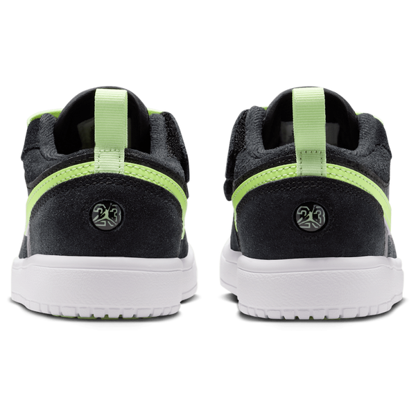 Jordan 1 Low Alt SS - Boys' Preschool - Black/Barely Volt - Image 3