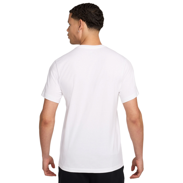 Nike LA Short Sleeve Crew T-Shirt - Men's - White/Cosmic Clay - Image 2