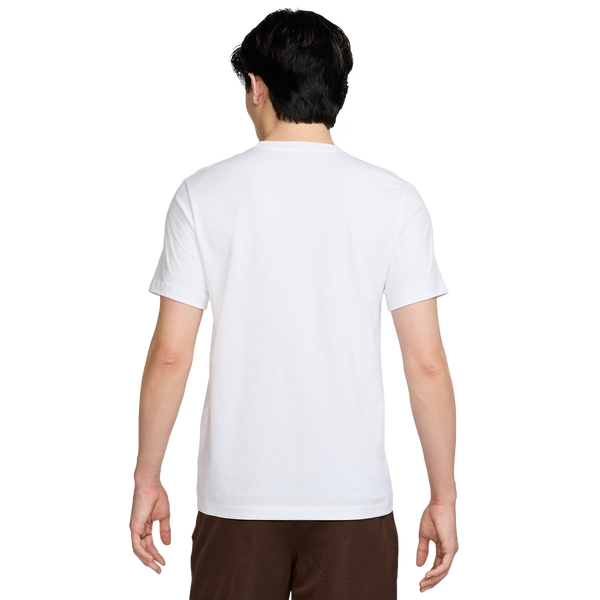 Nike Chi Short Sleeve Crew T-Shirt - Men's - White/Cosmic Clay - Image 2