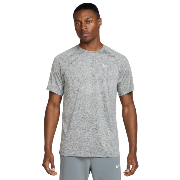 Nike Dri-FIT ADV STRIDE SS TOP - Men's - Smoke Grey/Heather/Reflective Silver