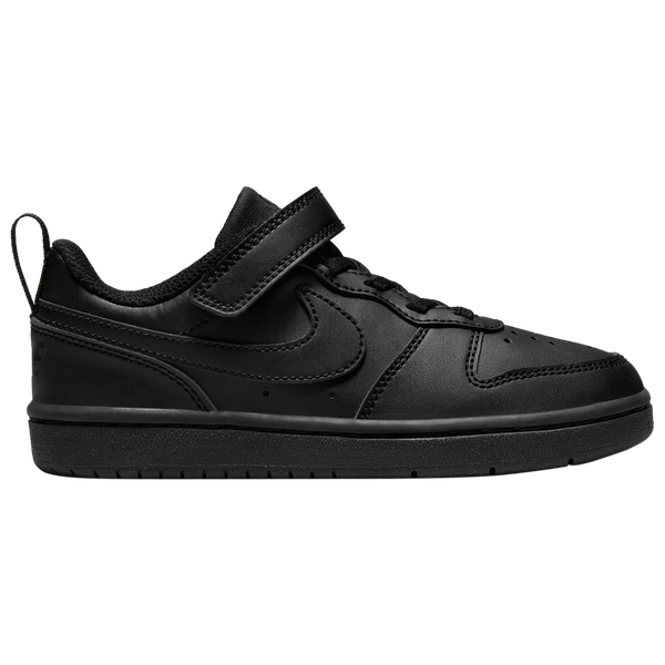 Nike Court Borough Low Recraft - Boys' Preschool - Black/Black