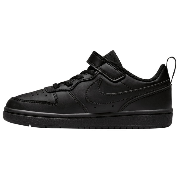 Nike Court Borough Low Recraft - Boys' Preschool - Black/Black - Image 3
