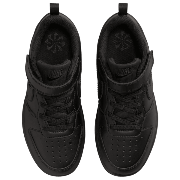 Nike Court Borough Low Recraft - Boys' Preschool - Black/Black - Image 5