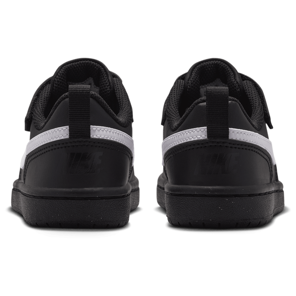 Nike Court Borough Low Recraft - Boys' Preschool - Black/White/Black - Image 3