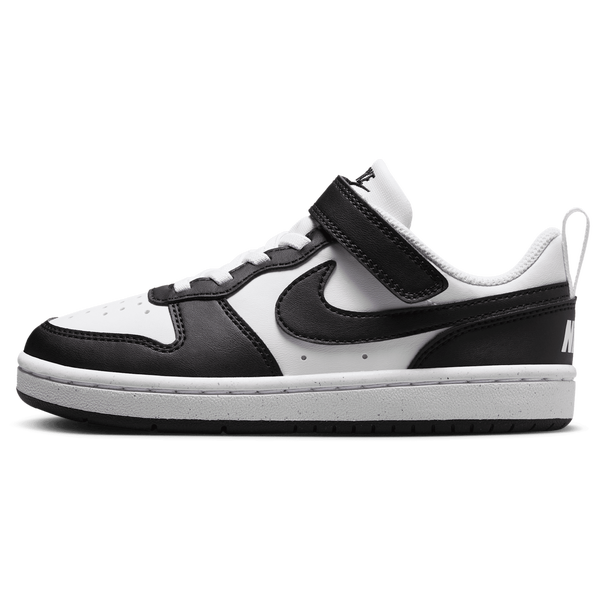 Nike Court Borough Low Recraft - Boys' Preschool - Black/White - Image 2