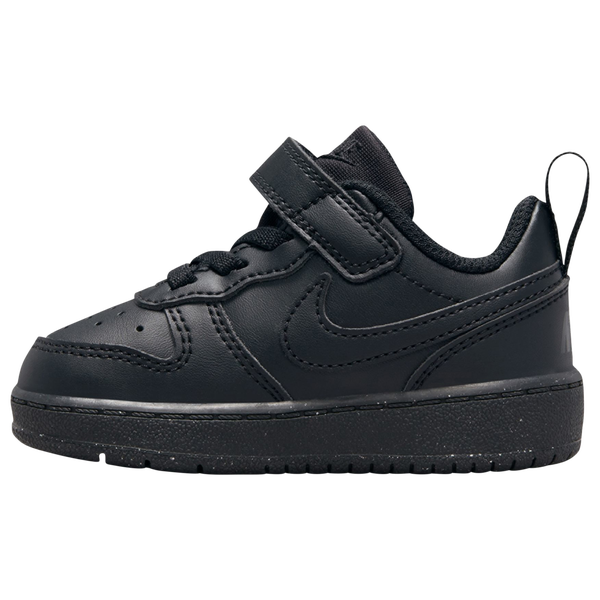 Nike Court Borough Low Recraft - Boys' Toddler - Black/Black/Black - Image 3