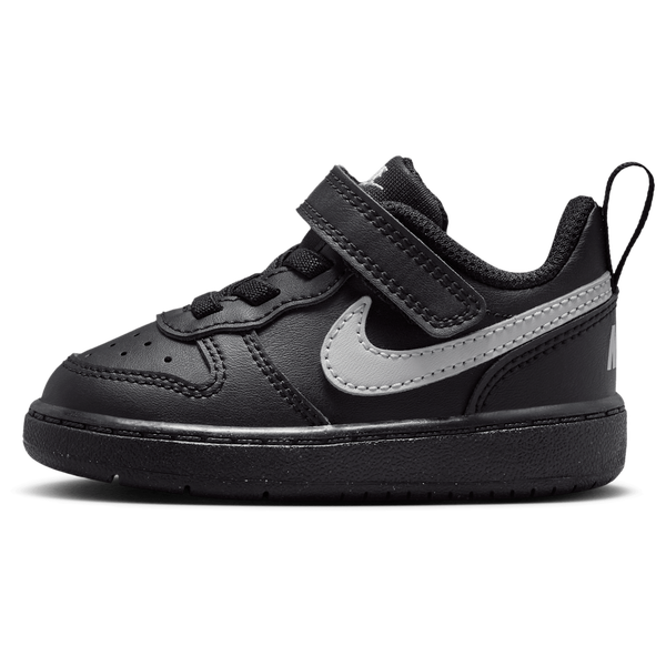 Nike Court Borough Low Recraft - Boys' Toddler - Black/Black/Grey Fog - Image 2