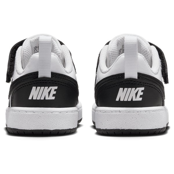 Nike Court Borough Low Recraft - Boys' Toddler - White/Black - Image 3