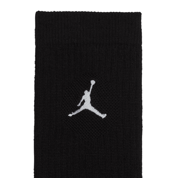Jordan Cushion Ply Crew Sock 6 Pack - Men's - Black/White - Image 4