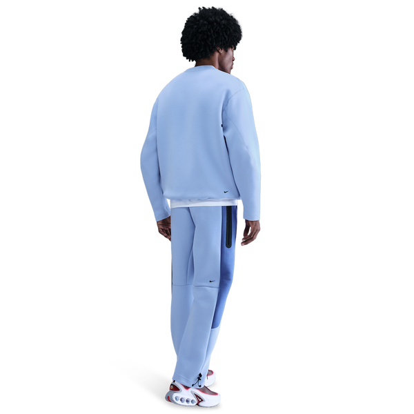 Nike Tech Fleece Crew - Men's - Aluminum/Black - Image 4