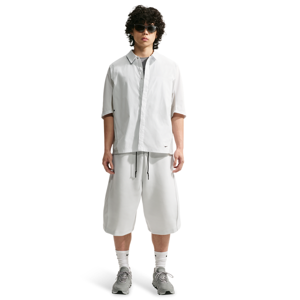 Nike Tech Fleece Shorts - Men's - Off White/Black - Image 3