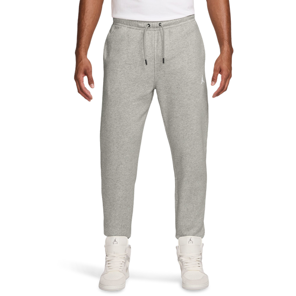 Jordan Brooklyn Fleece Pants - Men's - Heather Grey/White